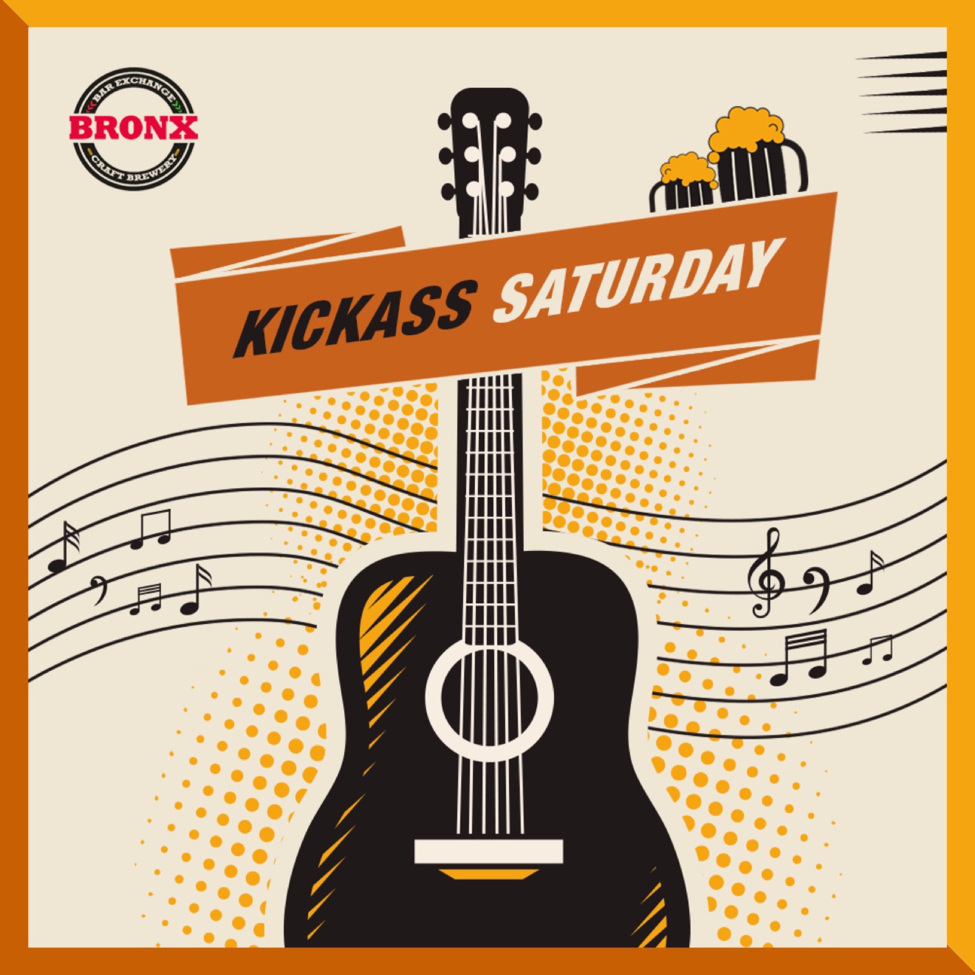 Bronx Brewery — Kickass Saturday acoustic-night tile.
