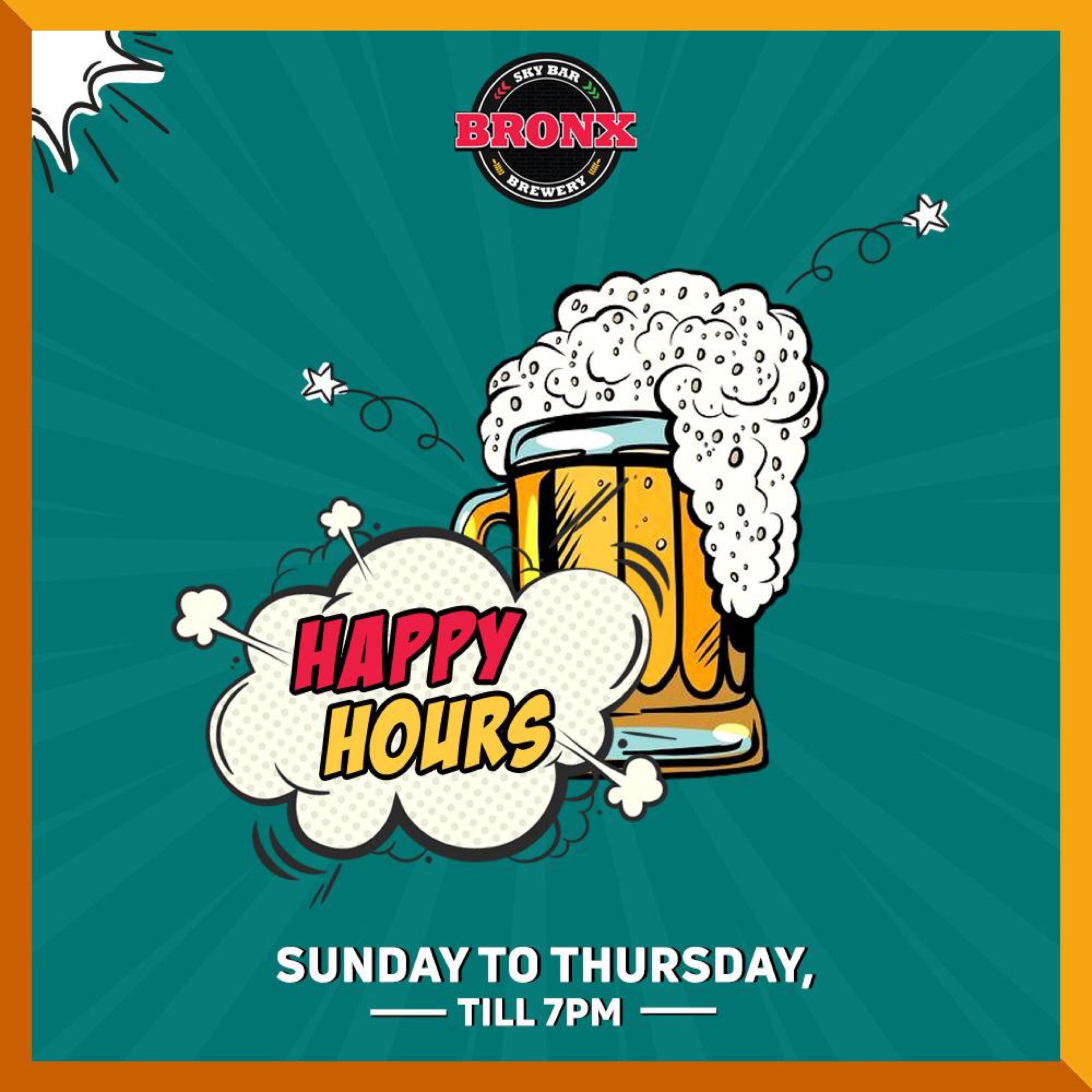 Bronx Brewery — Happy Hours daily creative.