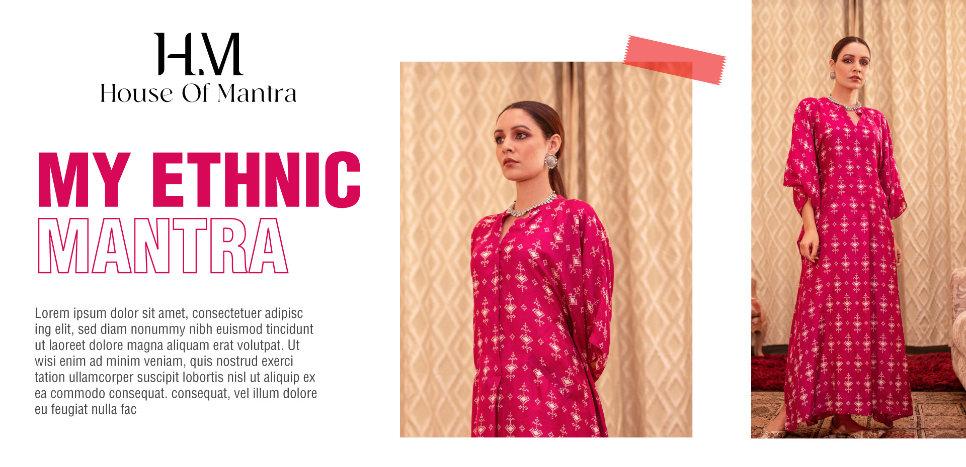 House of Mantra — Ethnic Mantra campaign creative.